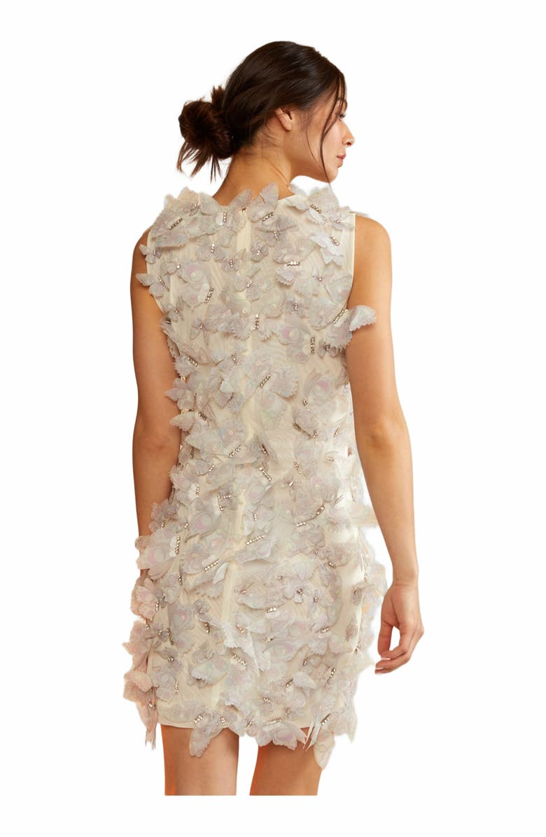 Cynthia Rowley Butterfly Embellished Dress, Alternate, color, 