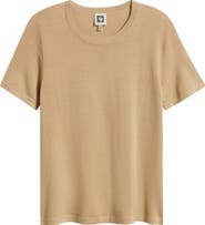 Anne Klein Luxe Washable Short Sleeve Wool Sweater