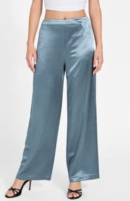 GUESS Julie High Waist Satin Pants