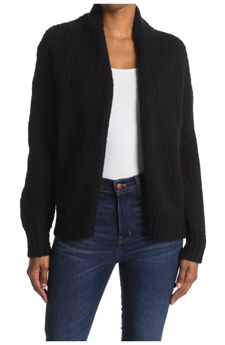 360 CASHMERE Harmonee Open Front Cardigan, Alternate, color, 