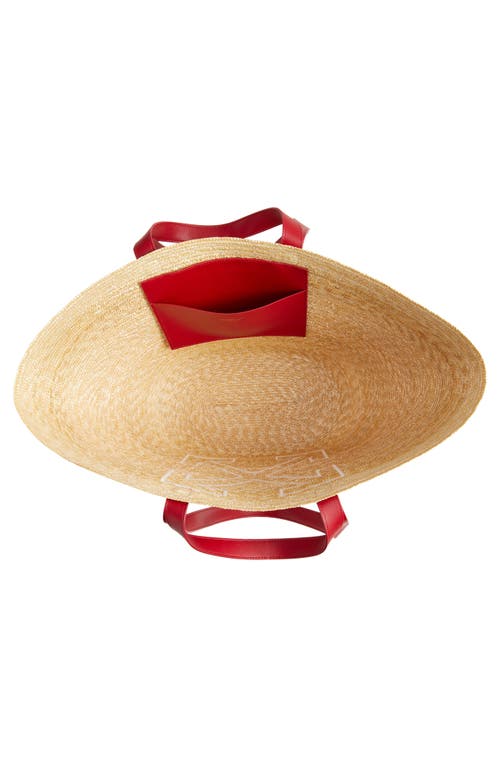 Off-white Sj Day Off Panier Raffia Tote In Multi