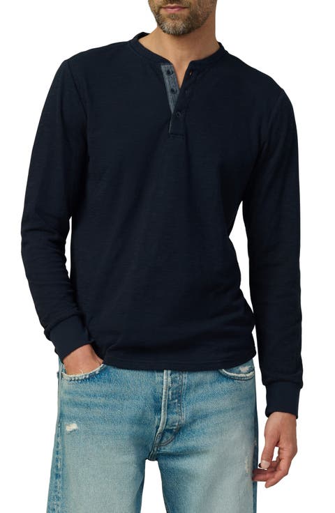 Double Face Thermal Henley Shirt