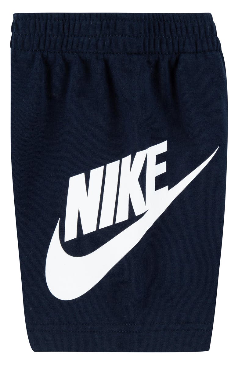 Nike Kids' Crew Tee & Knit Shorts Set, Alternate, color, Obsidian