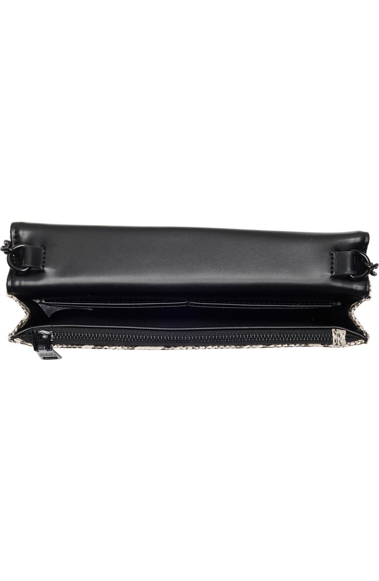 Steve Madden Echo Crossbody Bag, Alternate, color, Black And White Snake Print