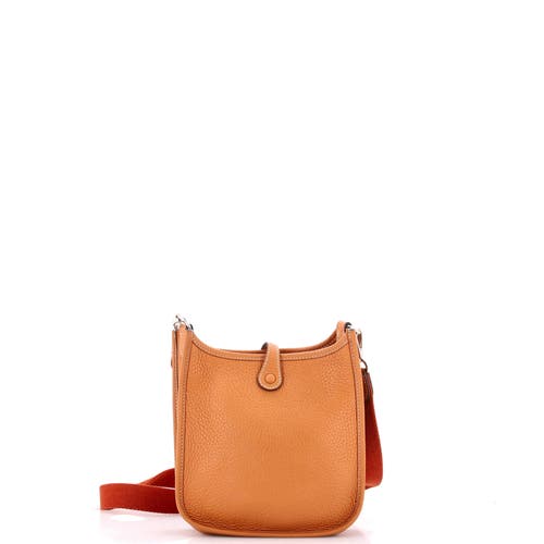 Pre-owned Hermes Hermes Evelyne Bag Gen Iii Clemence Tpm In Brown
