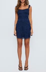 Princess Polly Beacall Lace Overlay Minidress