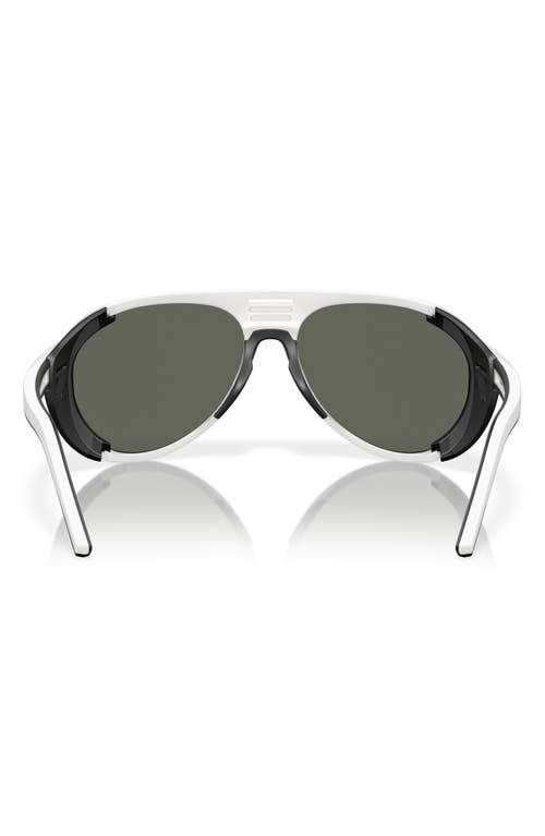 Costa Del Mar 59mm Polarized Pilot Sunglasses In Hull White/gray