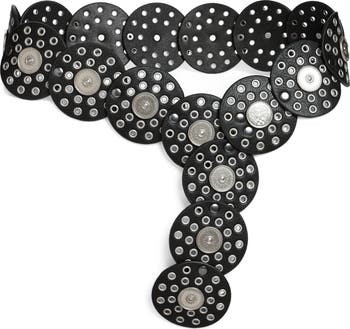 Concho Grommet Disc Belt