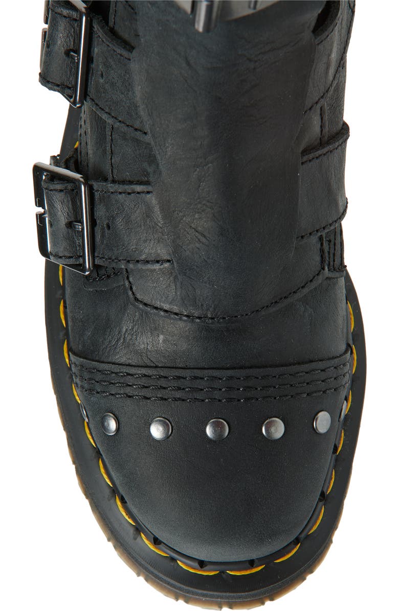 Dr. Martens Jadon Hinge Lug Sole Boot, Alternate, color, Black