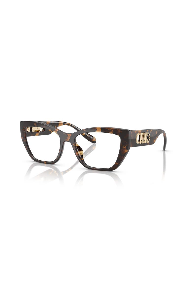 54mm Square optical glasses, Main, color, Tortoise