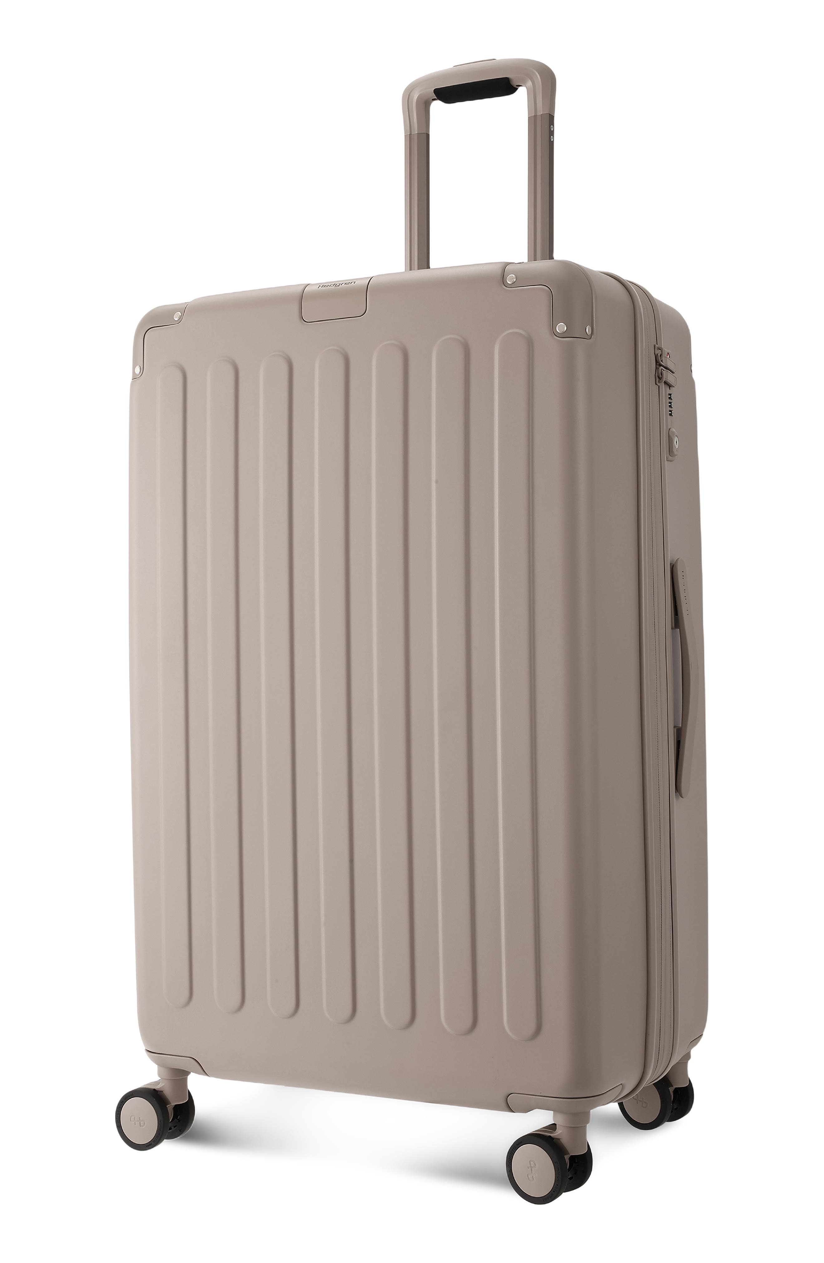 Hedgren Nostos Matte Large Spinner Suitcase, Alternate, color, Sahara