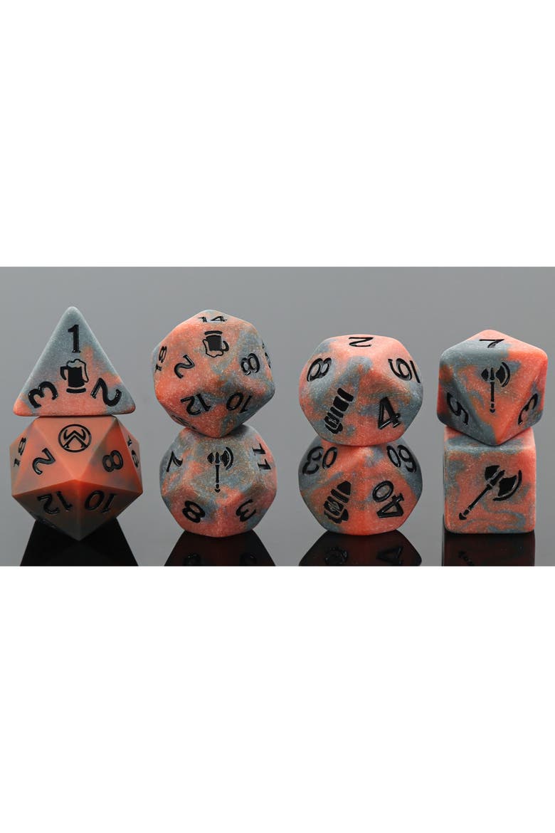Grog Strongjaw 8pc RPG Die, Alternate, color, Multicolored