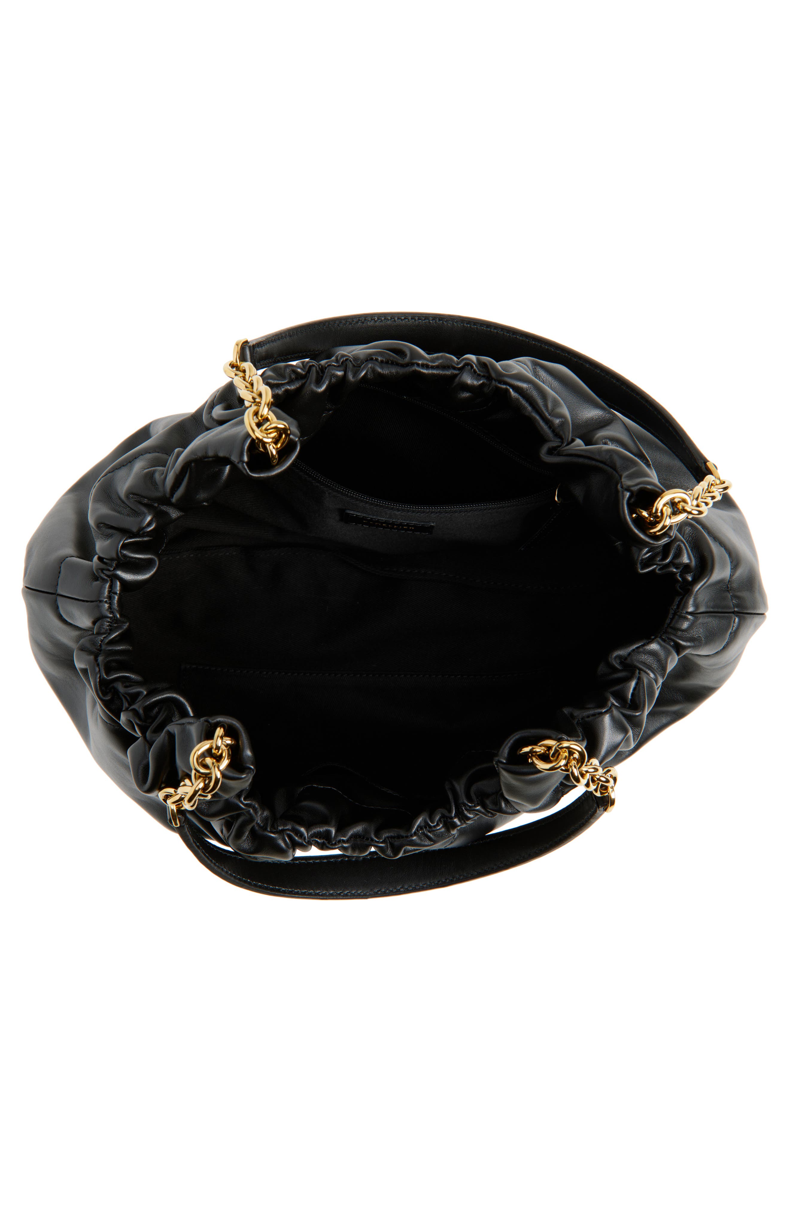 DeMellier Medium Miami Leather Hobo Bag, Alternate, color, Black