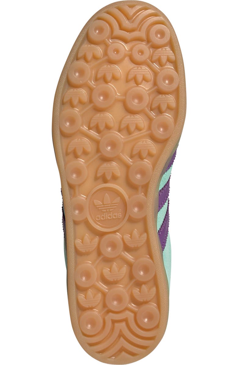 adidas Gazelle Indoor Sneaker, Alternate, color, Mint/ Purple/Lavender