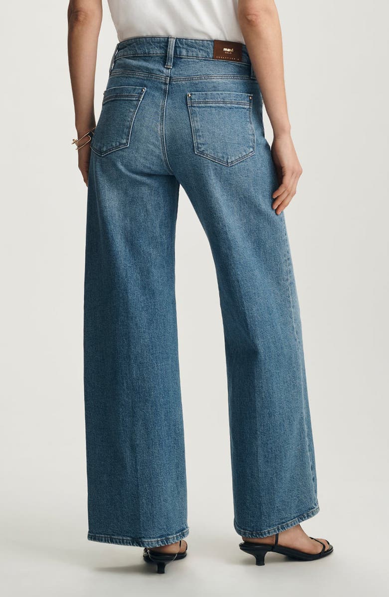 Mavi Jeans Paloma Mid Rise Wide Leg Jeans, Alternate, color,