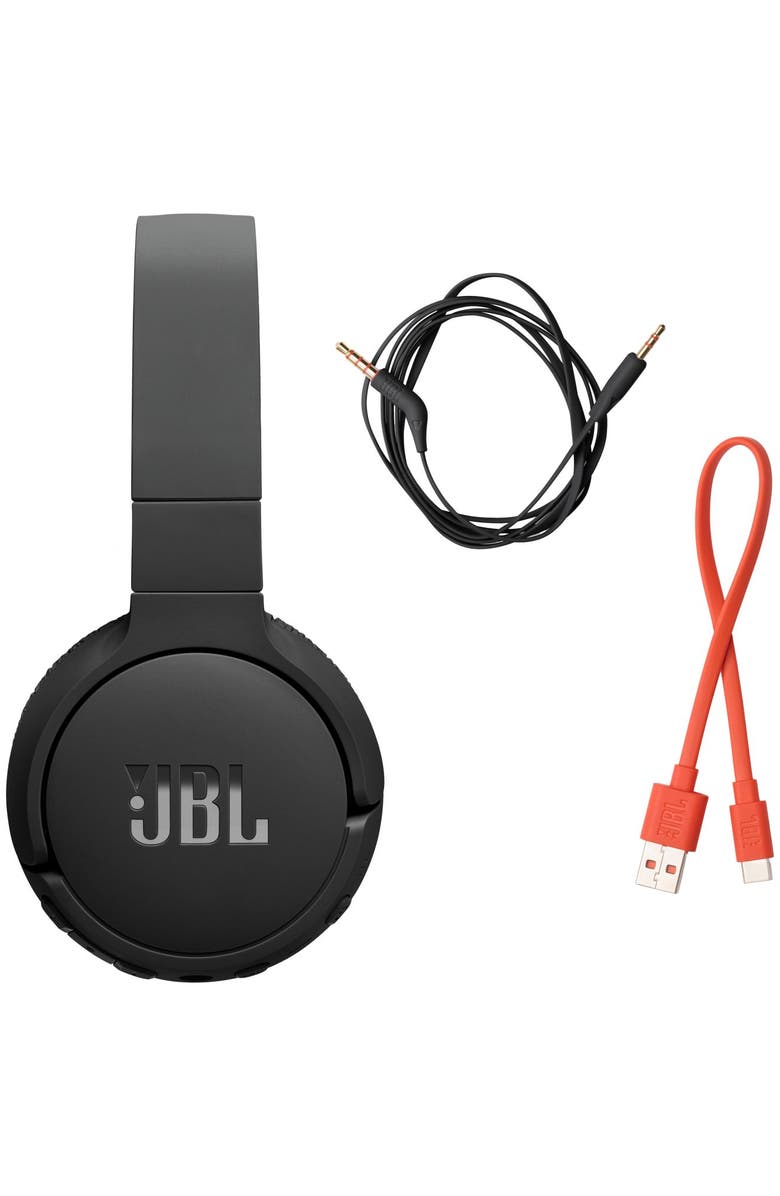 JBL Tune 670NC Adaptive Noise Cancelling Wireless On-Ear Headphones, Alternate, color, Black