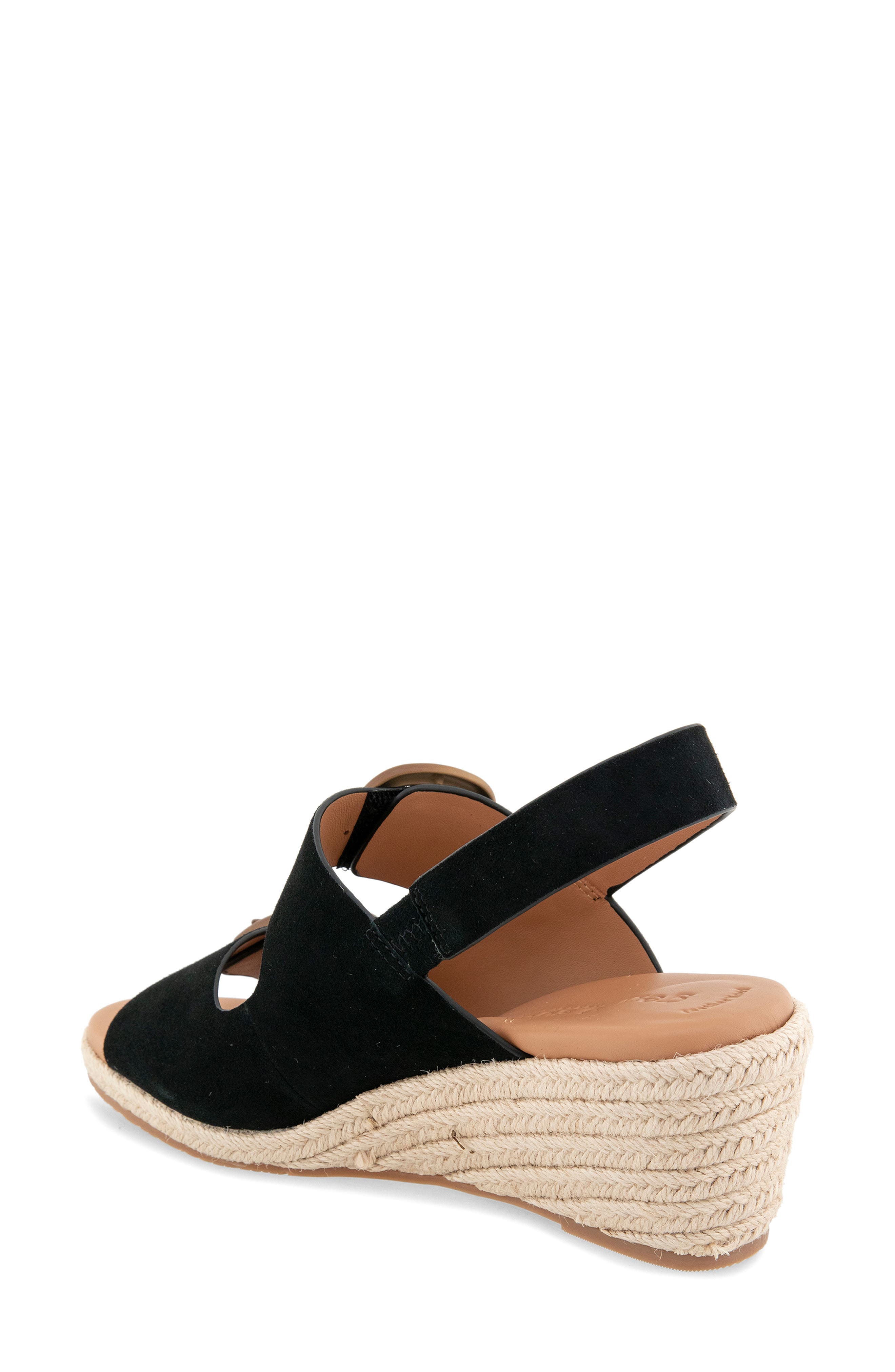 Gentle Souls Greca Espadrille Slingback Platform Wedge Sandal, Alternate, color, 