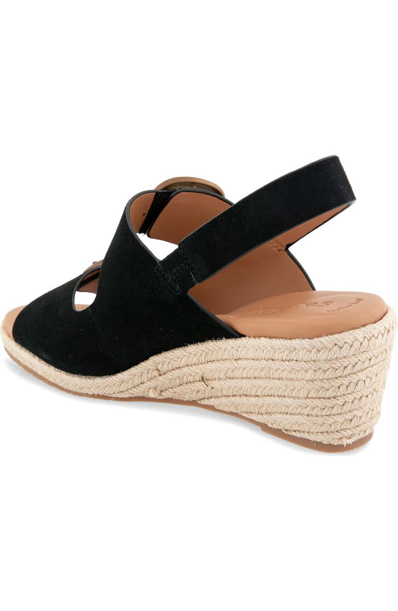 Gentle Souls Greca Espadrille Slingback Platform Wedge Sandal, Alternate, color,