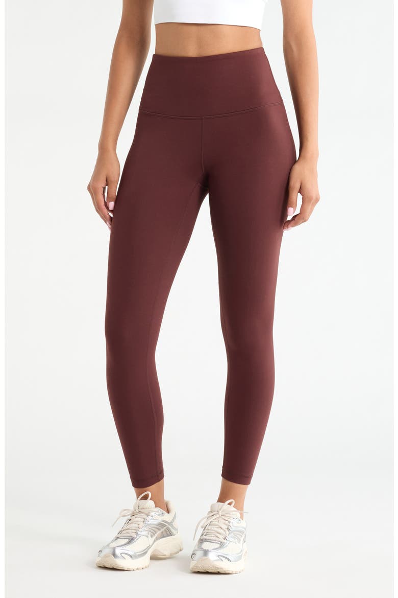 Live In High Waist 7/8 Leggings, Main, color, BROWN RISTRETTO