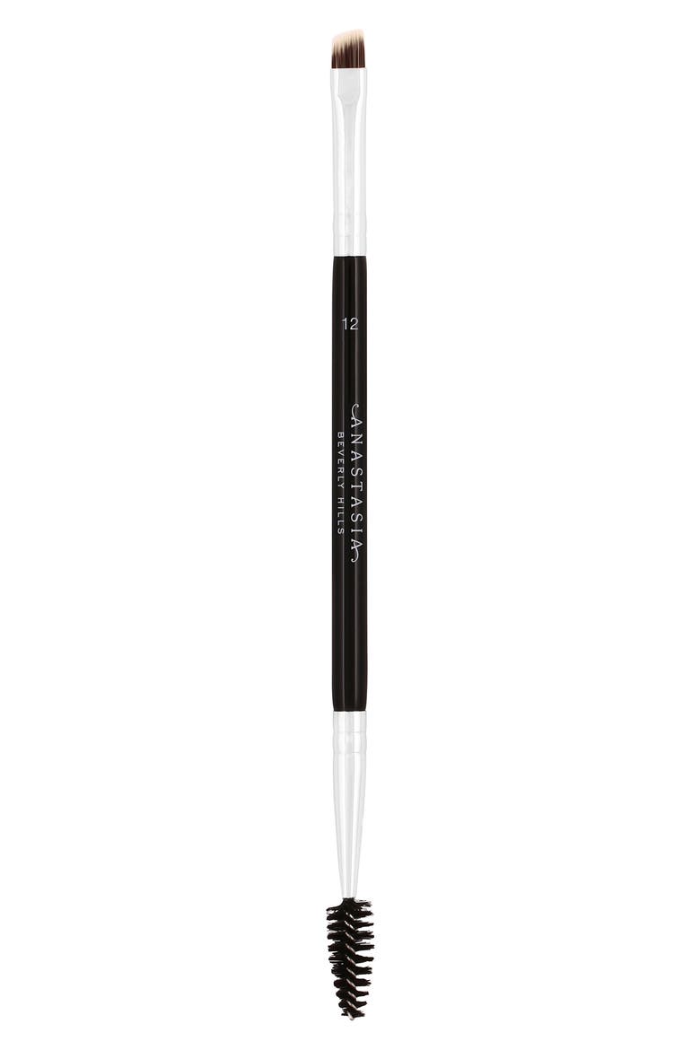 #12 Large Synthetic Duo Brow Brush, Main, color, NO COLOR