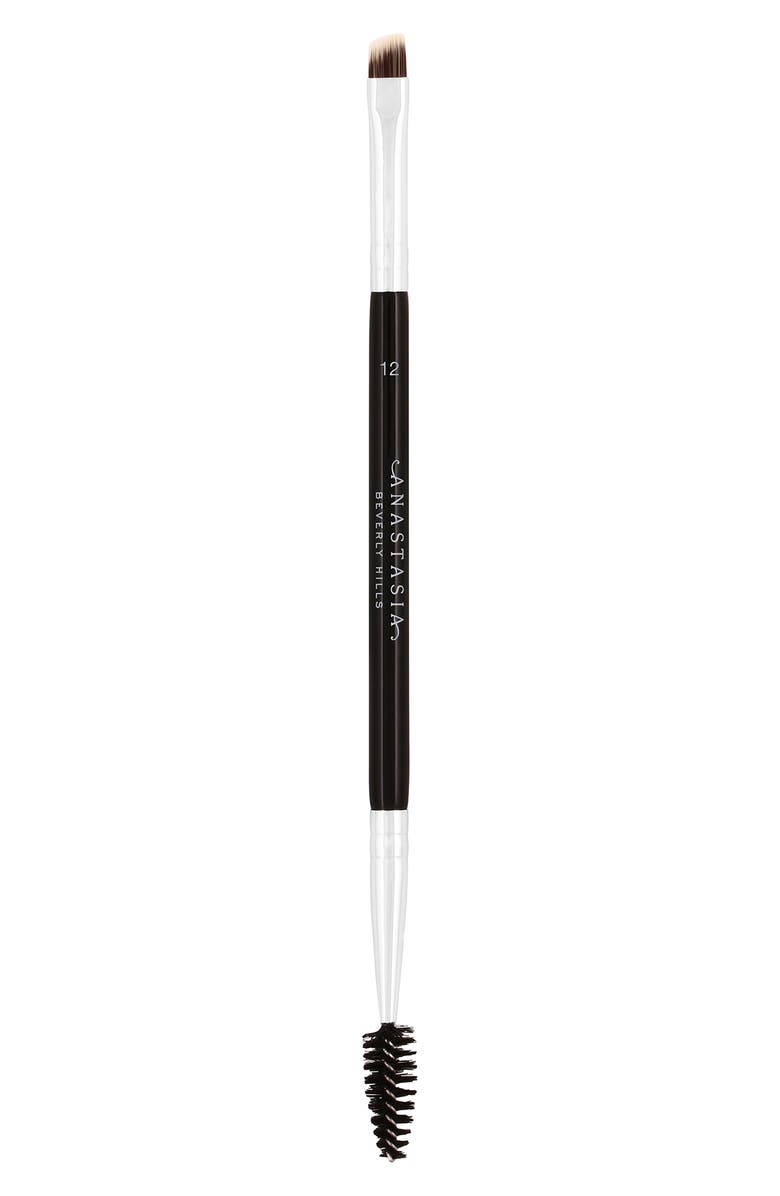 Anastasia Beverly Hills #12 Large Synthetic Duo Brow Brush, Main, color, 