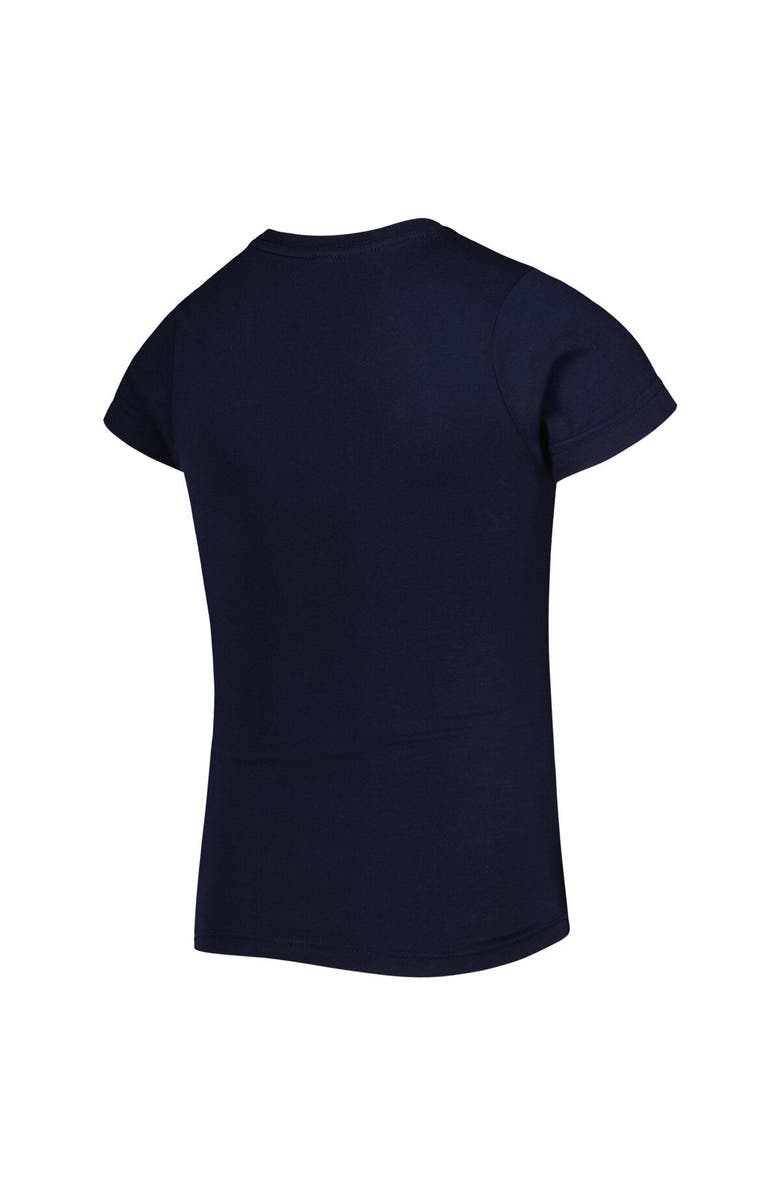 Outerstuff Girls Youth Navy Washington Capitals Mickey Mouse Go Team Go T-Shirt, Alternate, color, Navy