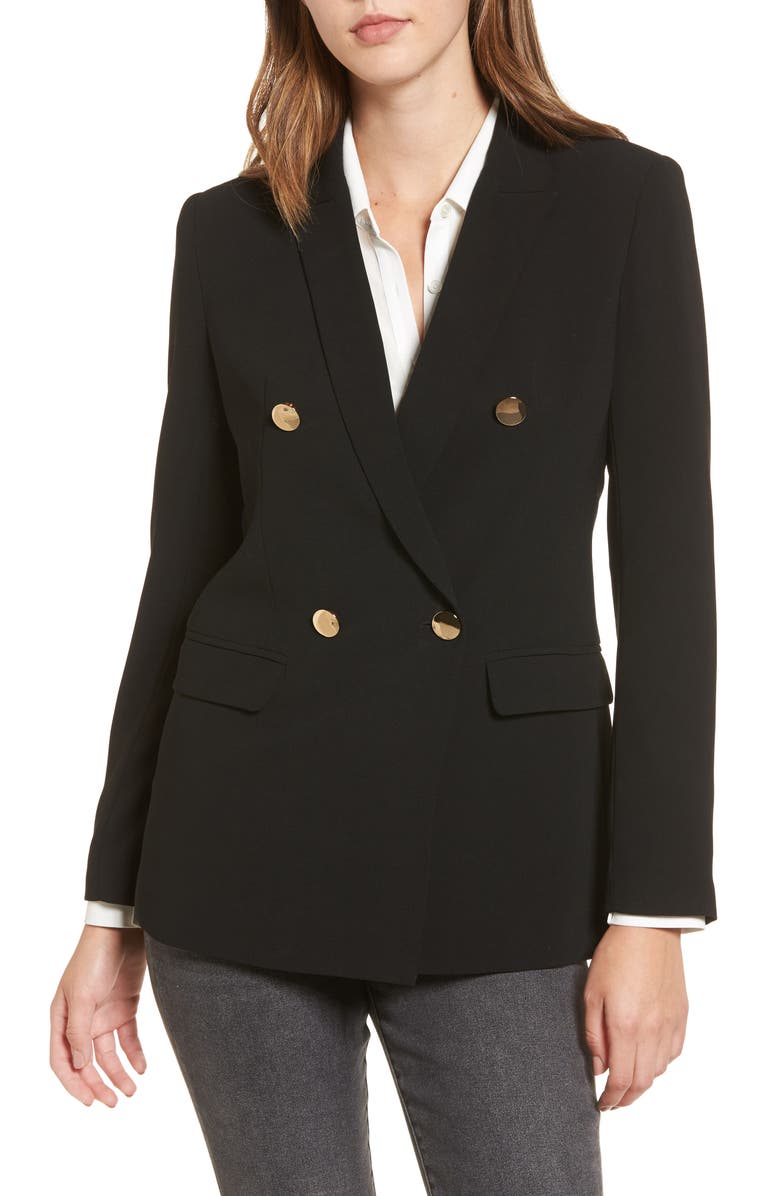 Mural Oversize Double Breasted Blazer, Alternate, color,