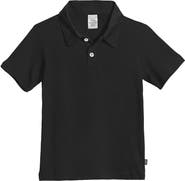 City Threads USA-Made Baby Boys Soft 100% Cotton Jersey 2-Button Short Sleeve Polo Shirt
