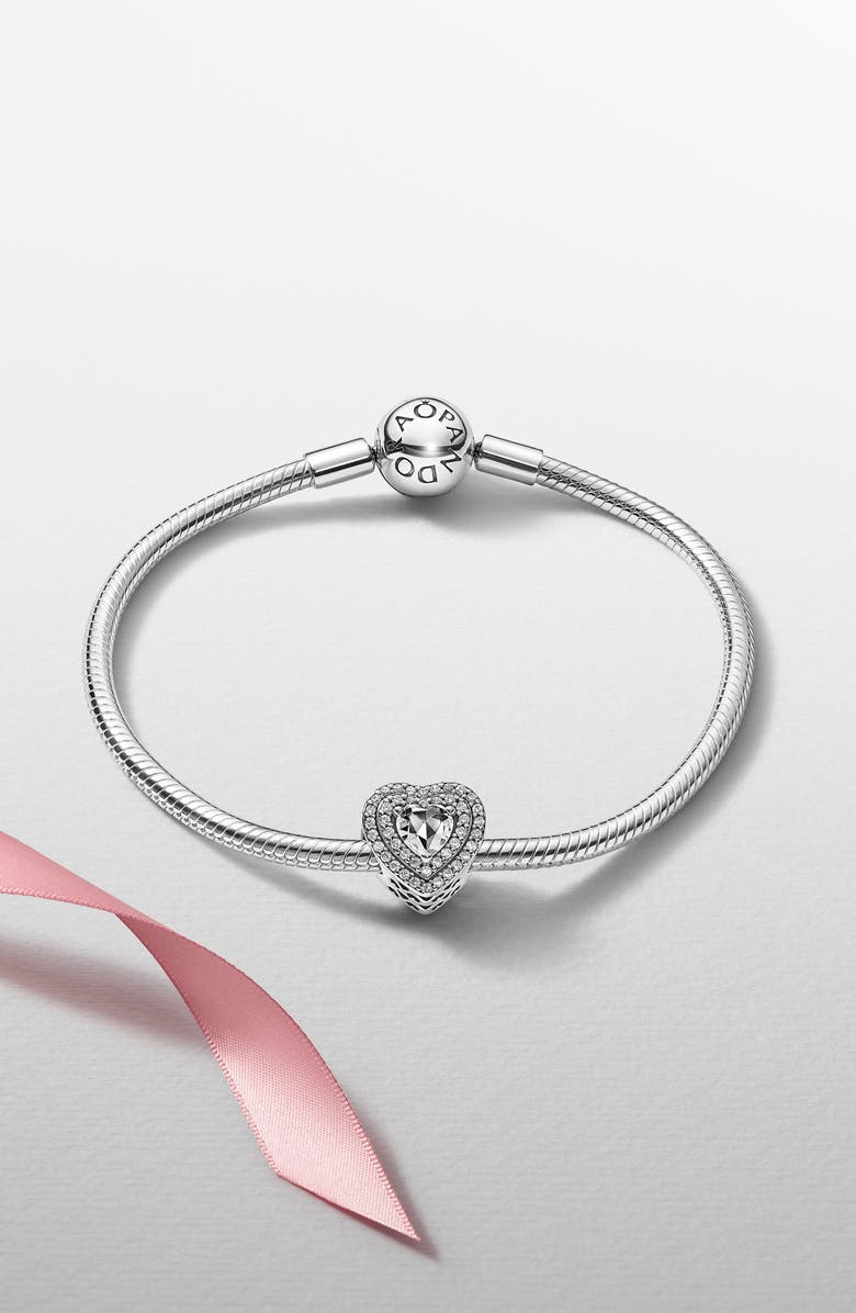 PANDORA Sparkling Heartfelt Holiday Bracelet Gift Set, Main, color, 