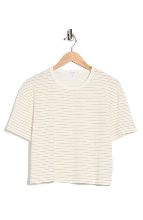 Lea Stripe Boxy Short Sleeve T-Shirt