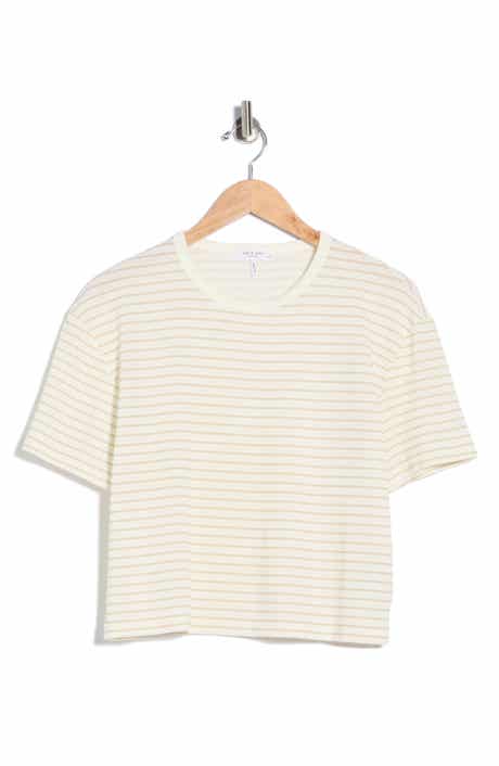 rag & bone Lea Stripe Boxy Short Sleeve T-Shirt