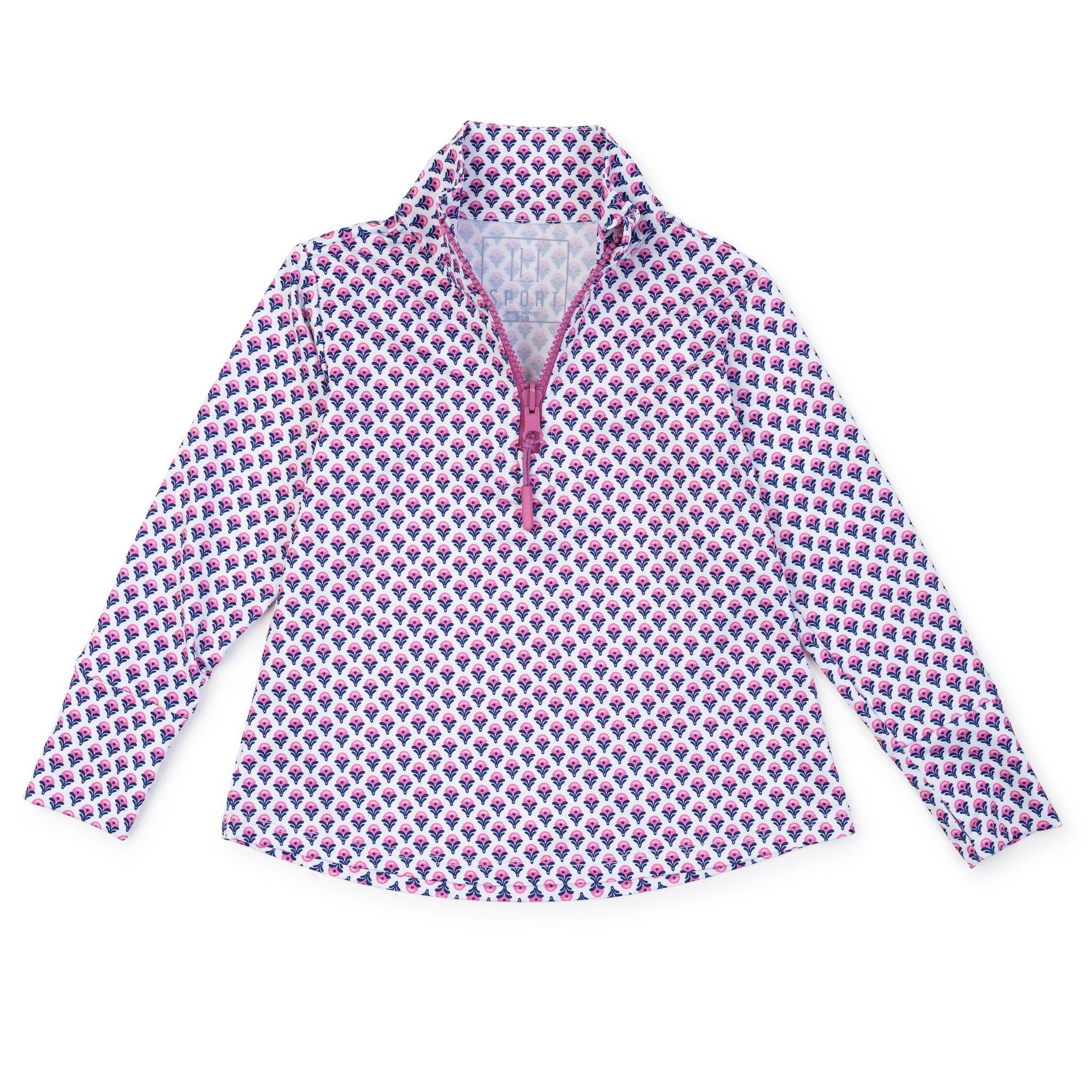 Boho Flora Hot Pink Navy