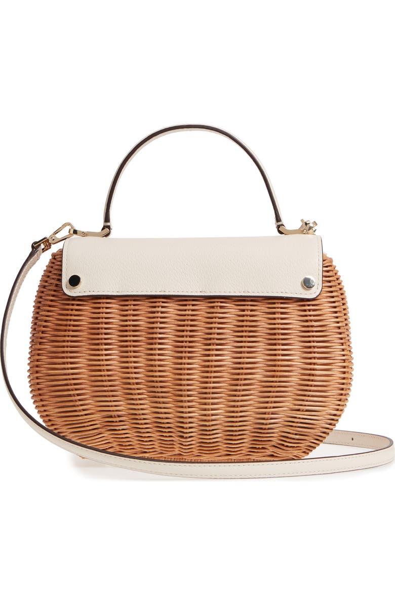 Kate Spade New York bloom street - justina wicker satchel, Alternate, color,