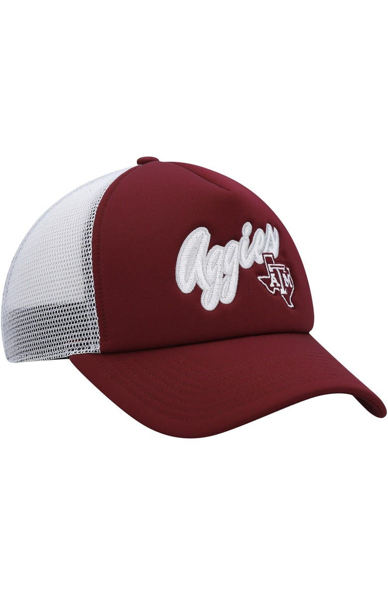 adidas Men's adidas Maroon Texas A&M Aggies Script Trucker Snapback Hat, Alternate, color, Maroon