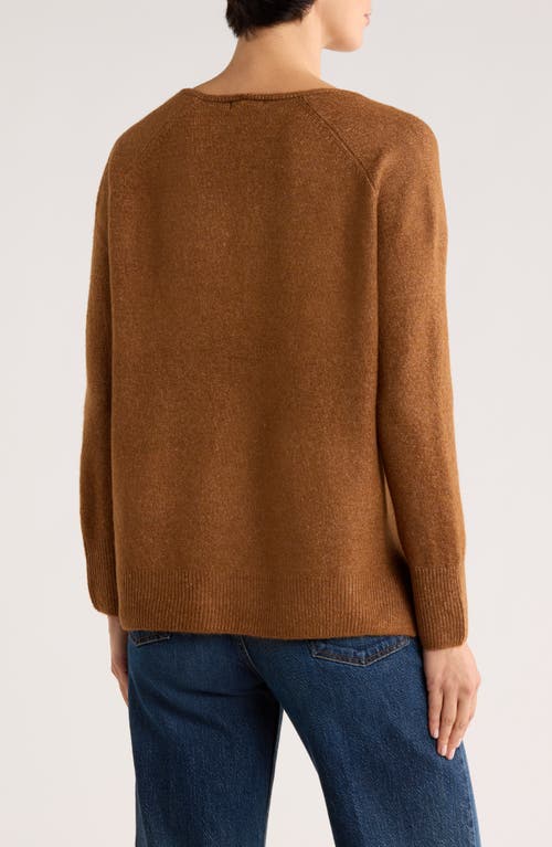 Halogen ® V-neck Sweater In Brown