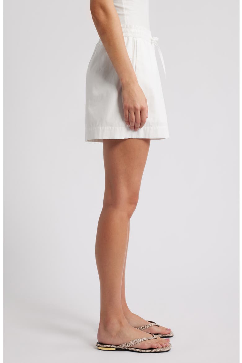 Rhodes Cotton Poplin Drawstring Shorts, Alternate, color, 10-SUMMER WHITE