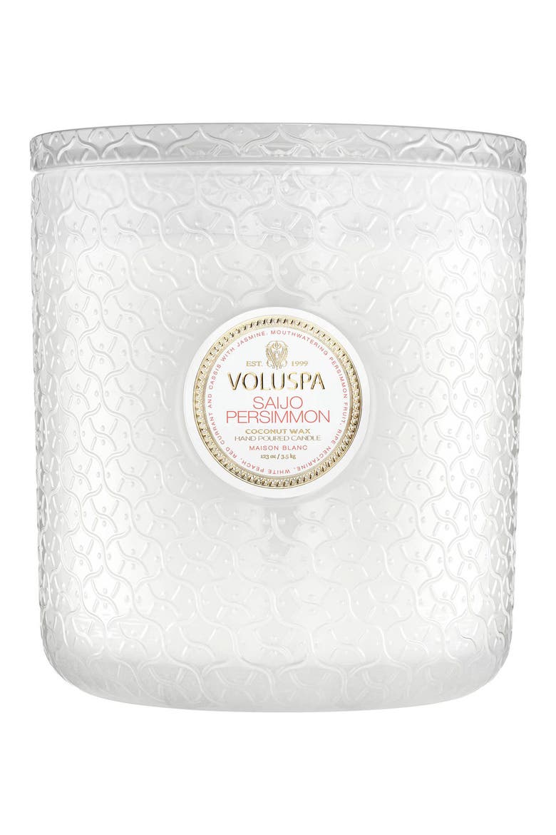 Saijo Persimmon Five-Wick Hearth Candle, Main, color, NO COLOR