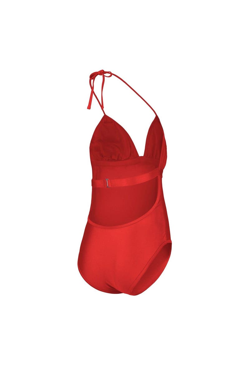 Women's G-III 4Her by Carl Banks Red Kansas City Chiefs Full Count One-Piece Swimsuit, Alternate, color, Red