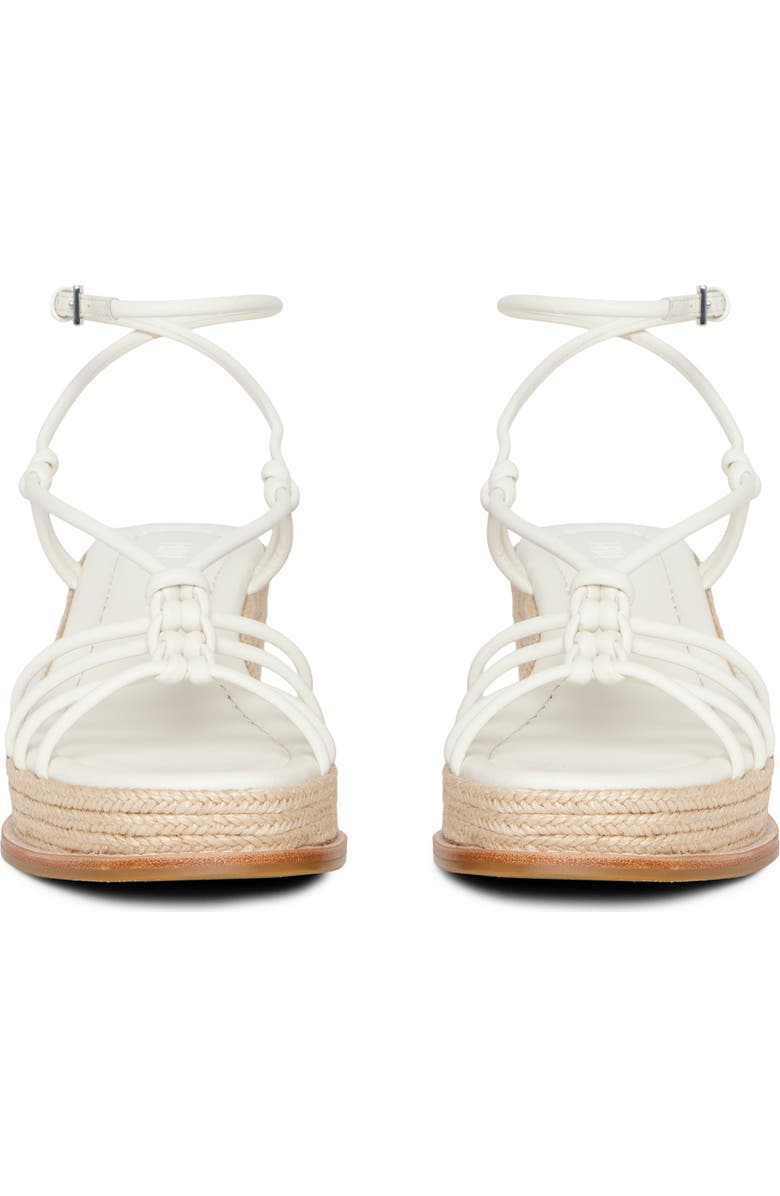PAIGE Julian Espadrille Ankle Strap Platform Wedge Sandal, Alternate, color, Cream