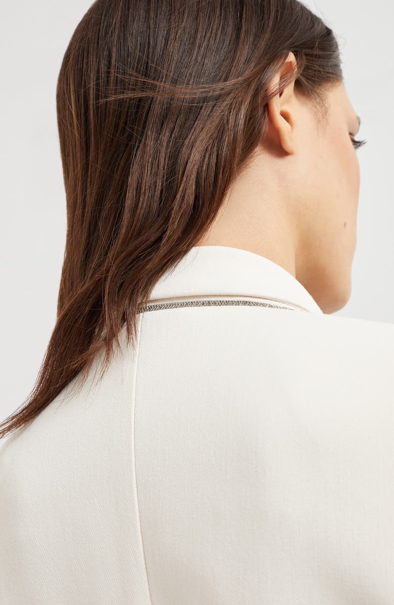 Brunello Cucinelli Couture twill blazer, Alternate, color, 