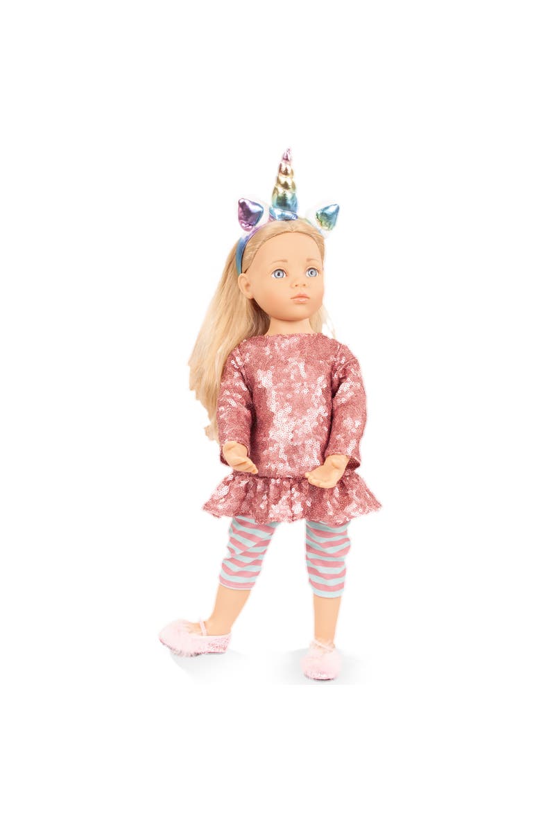 Gotz Happy Kidz Anna Unicorn - 19.5" Standing Poseable Doll, Kids 3+, Alternate, color, Multicolored