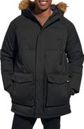 Tommy Hilfiger Faux Fur Trim Insulated Parka