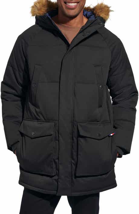 Faux Fur Trim Insulated Parka