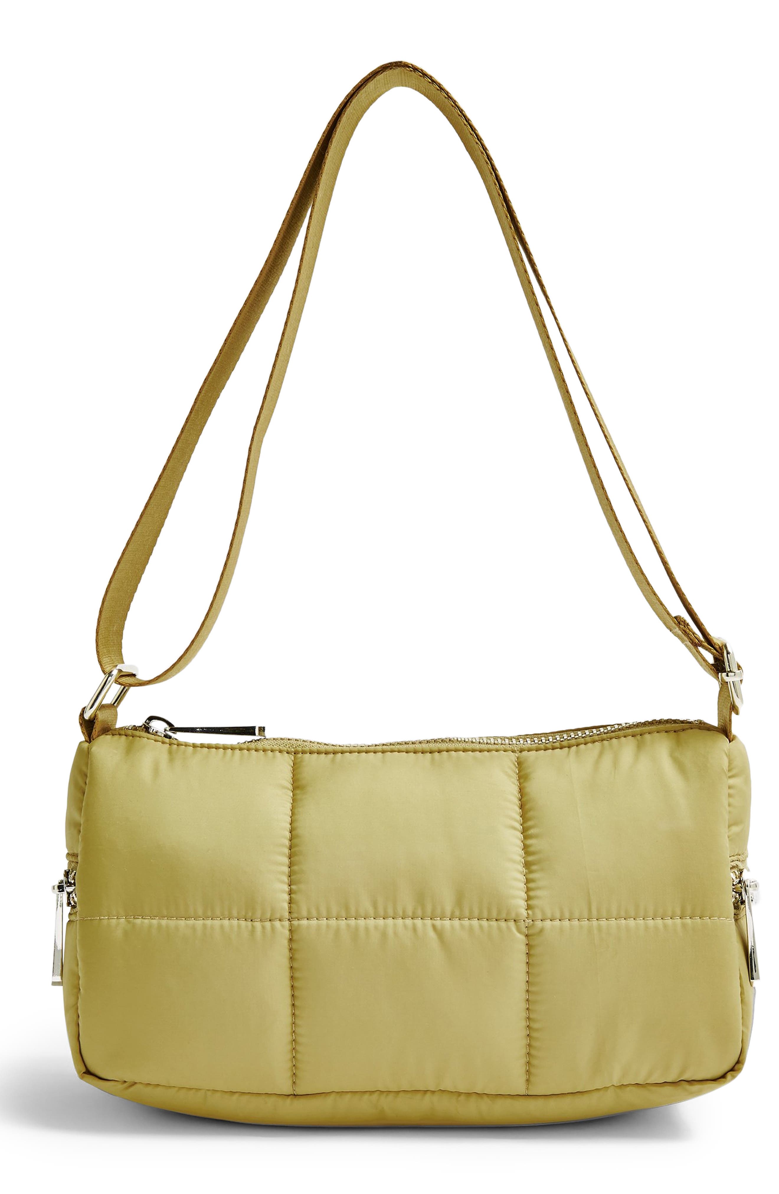 Topshop Square Quilted Shoulder Bag, Main, color, 