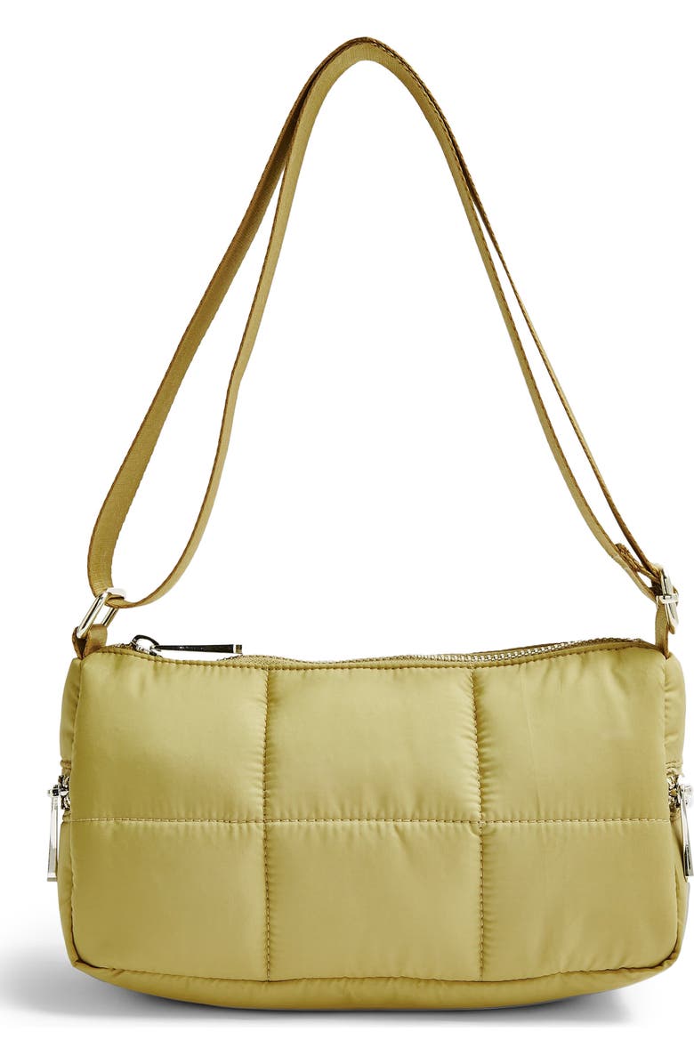 Topshop Square Quilted Shoulder Bag, Main, color,