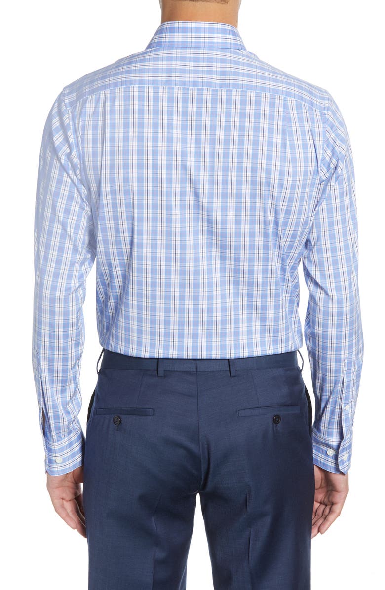 Bonobos Tripui Slim Fit Stretch Plaid Dress Shirt, Alternate, color, 