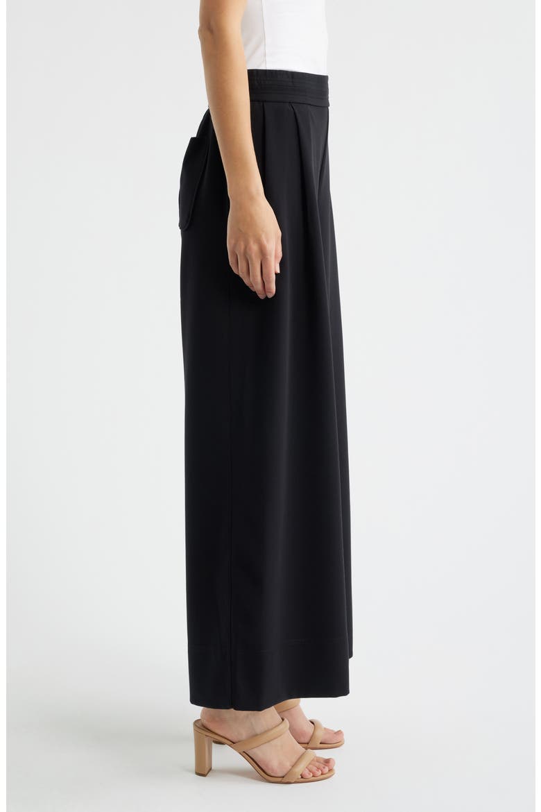 Ultra Skyrise Wide Leg Pants, Alternate, color, BLACK