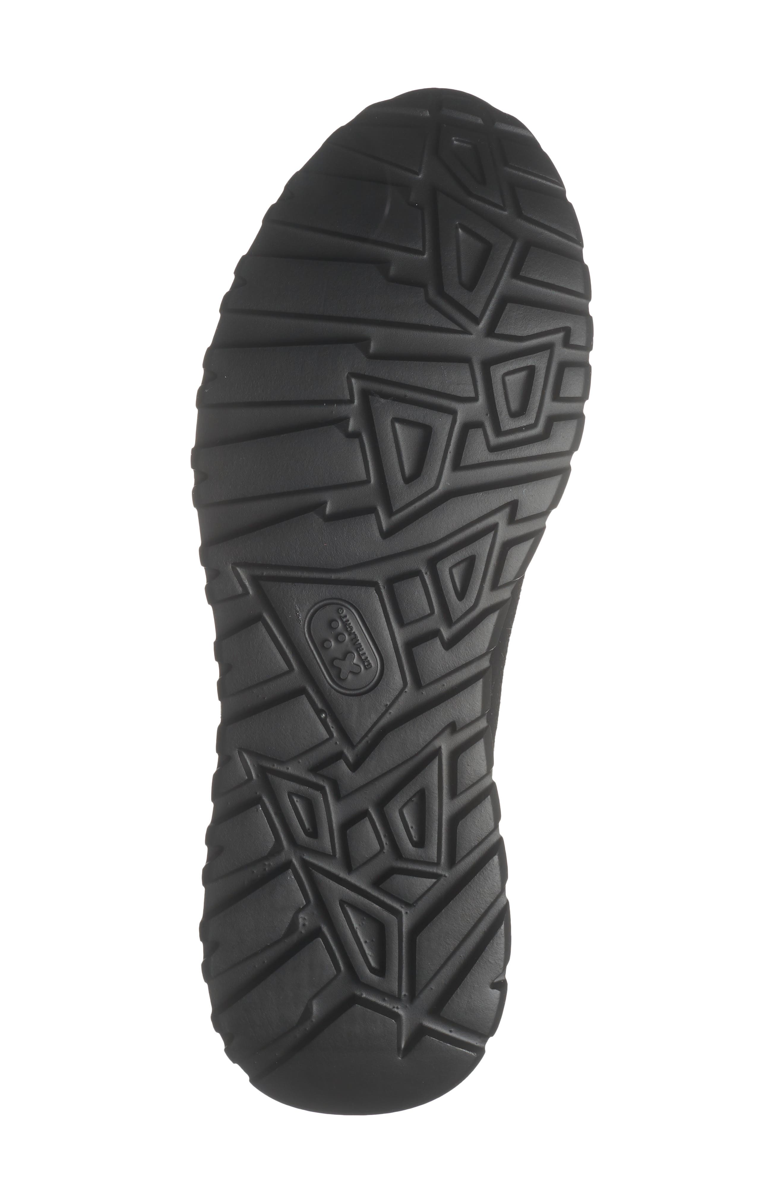 Magnanni Leather Sneaker, Alternate, color, Black / White