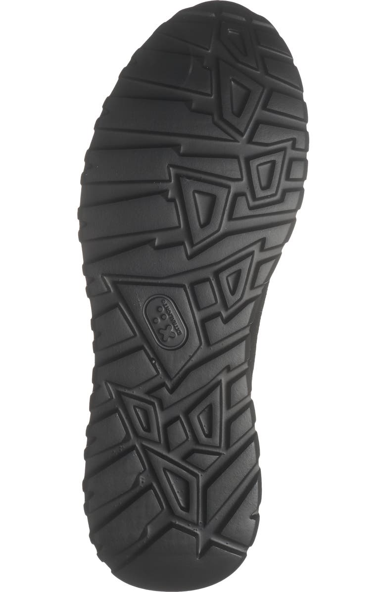 Magnanni Leather Sneaker, Alternate, color, Black / White