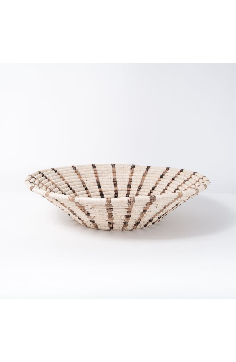 Maadili Collective Large Radial Basket ~ Banana Fiber, Alternate, color, Natural